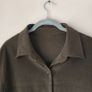 Women's Khaki Suede Shirt/jacket, Size M Image 5
