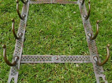 Antique Decorative Brass Wall Hooks Hook-Handcrafted Unlacquered Brass Hooks