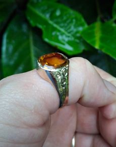 8ct Gold Citrine Ring