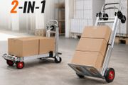 Aluminum Hand Truck 2 in 1 Heavy Duty Folding Dolly Cart 181kg Capacity