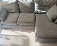 NEXT Stamford Grey Boucle Weave Sofa & Armchair