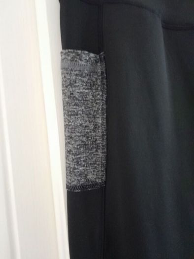 Leggings Black with Grey