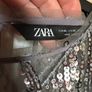 Dress Zara XS silver sequins Image 3