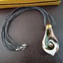 J Glass Brand Glass Pendant Necklace Image 3