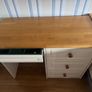 Single Wooden Bed with matching Desk and Locker Image 6