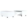 Coffee Table High Gloss White 100x100x35 cm Image 2