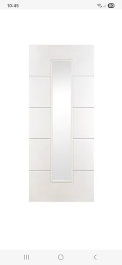SPECIAL OFFER Doras Hydra White Glass Doors