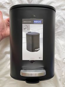 Wenko Pedal Bin - 5L - Soft Close - Brand New