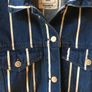 Ladies Cropped Denim Striped Jacket by Pull&Bear Image 2