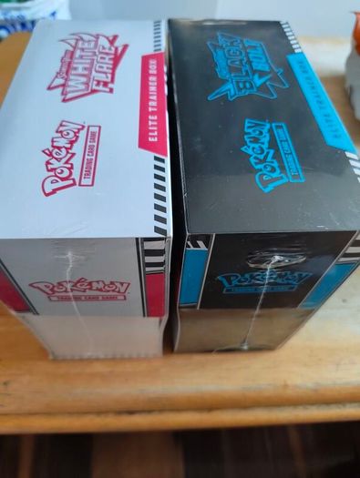 Pokemon Tcg Scarlet and Violet Black Bolt and White Flare Elite Trainer Box ETB