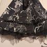 beautiful black floral halter neck dress Image 6