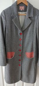 Avoca Anthology Wool Blend Polka Dot Coat