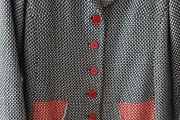 Avoca Anthology Wool Blend Polka Dot Coat