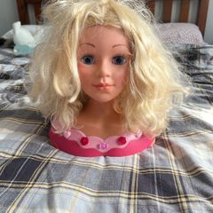 Doll's head of hair and makeup