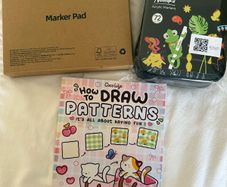 Ohuhu Acrylic Markers, sketchbook and how to book