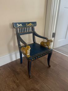 Vintage Anglo Indian Child's Chair
