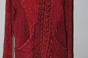 Tredy red tunic hoodie size UK16/18 EU44/46 Postage included