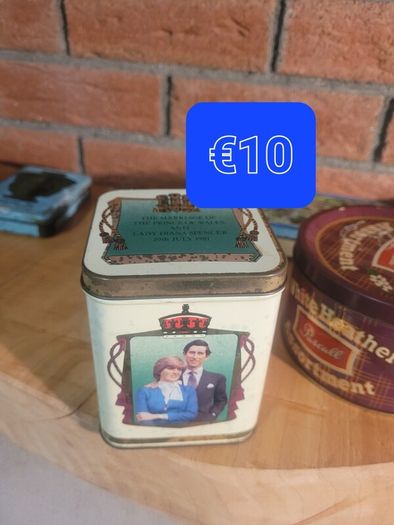 antique/ vintage  tin box's
