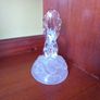 Squirrel Cristal D'arques Glass Ornament Crystal Figurine   1970's Vintage  Decor Home Gift Presents Art Frost  Glass Image 2