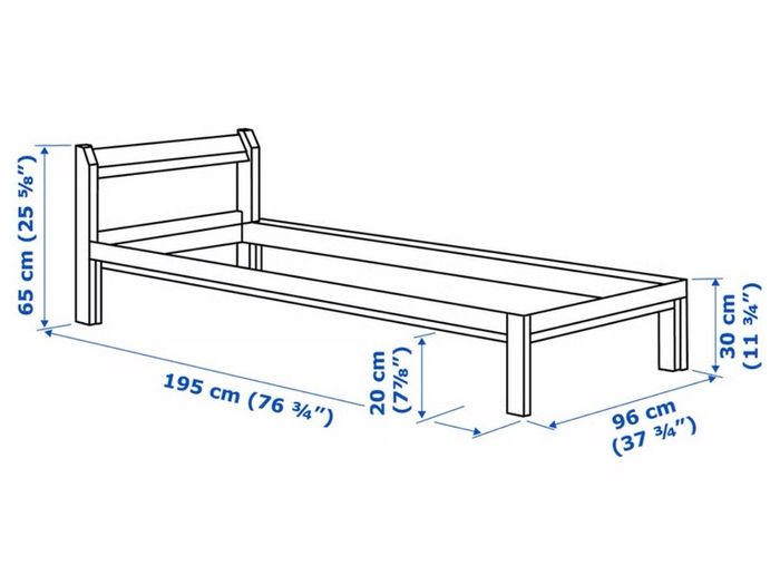 Ikea single bed & Mattress -Neiden