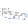 Ikea single bed & Mattress -Neiden Image 4