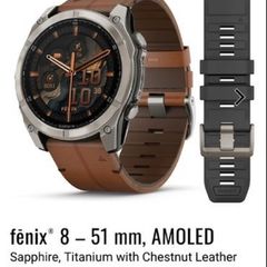 Garmin Fenix 8 / 51mm / Sapphire and Titanium