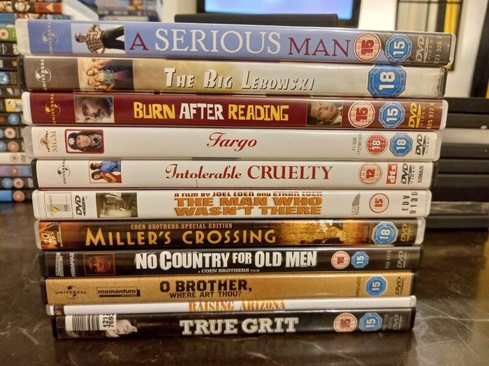 Coen Brothers Dvd Collection Bundle Fargo Raising Arizona True Grit Miller's Crossing Etc