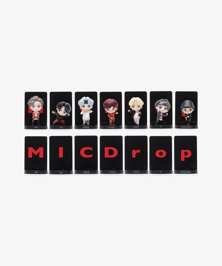 Original BTS Tiny Tan Mic Drop Figures