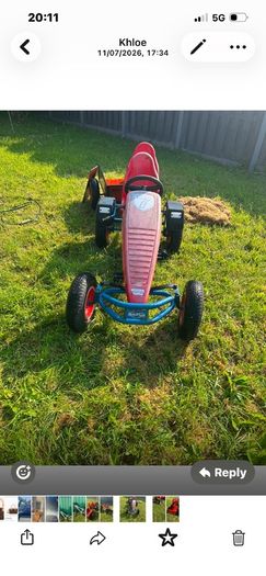 berg go kart and trailor