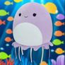 Squishmallows 12"  Anni - Purple Jellyfish Plush Image 2