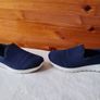 skechers gen 5 slip ons Size 4 eu 37 blue canvas in good condition Image 4