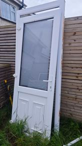 PVC external door ( double glazed)