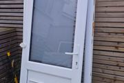 PVC external door ( double glazed)