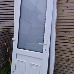 PVC external door ( double glazed)
