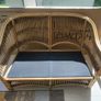 Wicker sofa & table Image 4