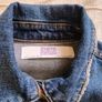 Zara denim cotton distressed jacket in very good condition see last three photos for exact measurements FREE STANDARD POSTAGE INCLUDED Image 3