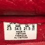 Vans Off The Wall Red Snakeskin Pattern Girls Unisex Laceless Slip On Trainers UK2.5 EUR34.5 Image 3