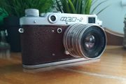 FED-2 Vintage 35mm Film Camera, Red Body, M39 Leica Mount, EXC Condition, Refurbished CLAD Fully working Camera, Manual Optic, 377613