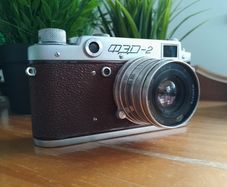 FED-2 Vintage 35mm Film Camera, Red Body, M39 Leica Mount, EXC Condition, Refurbished CLAD Fully working Camera, Manual Optic, 377613