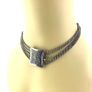 Antique Biedermeier 800 Silver Choker Necklace Image 2