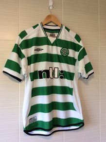Celtic Jersey. Official Umbro Mens Home Jersey Season 2001/2003. Original From The Time. Not A Modern Day Remake.