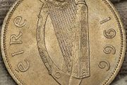 Ireland 1966 Half Crown Beautiful Uncirculated Lustrous