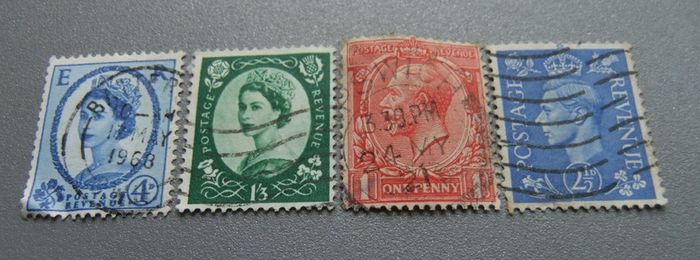 Old UK Revenue Stamps