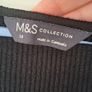Black Marks and Spencer midi dress Image 2
