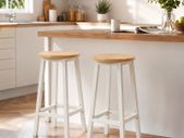 Set of 2 Industrial Bar Stools