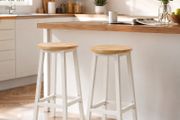 Set of 2 Industrial Bar Stools
