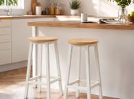 main image for ad Set of 2 Industrial Bar Stools