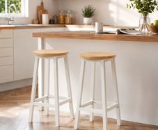 Set of 2 Industrial Bar Stools