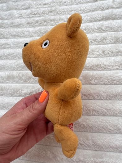 Peppa Pig Peppa's Teddy Plush Soft  TY approx. 18 cm. Used Please see photos