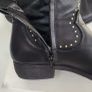 OYVE Black Leather Western Style Stars Boots Sz 40 (Fit 7 - 7.5UK) Image 6